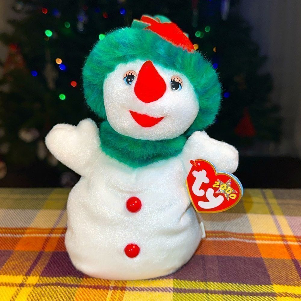 Ty beanie baby Snowgirl born 11/30/00